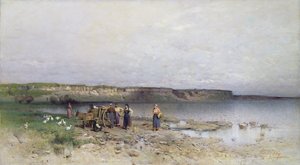 Balaton az Akarattyai parttal, 1885